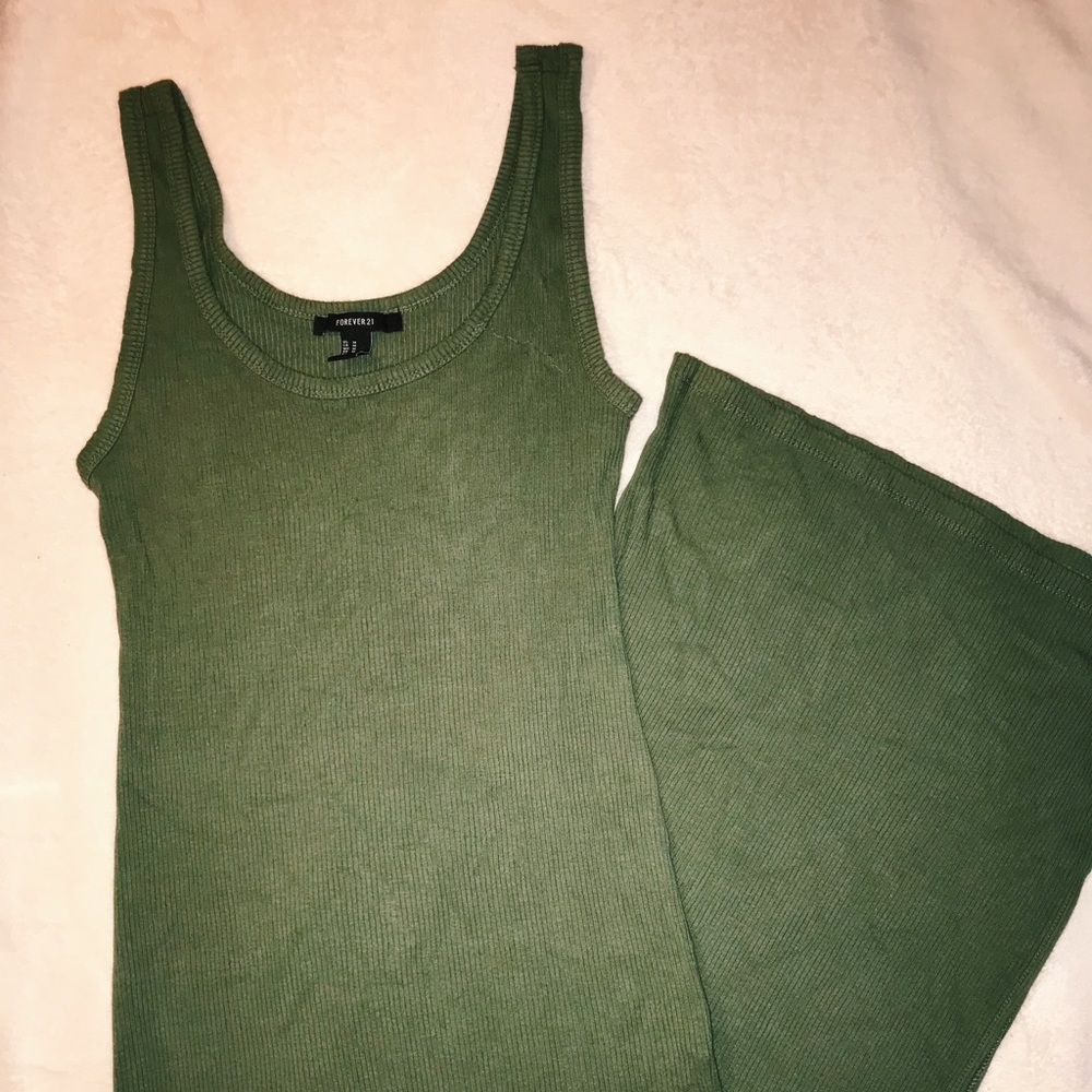Long Green Dress